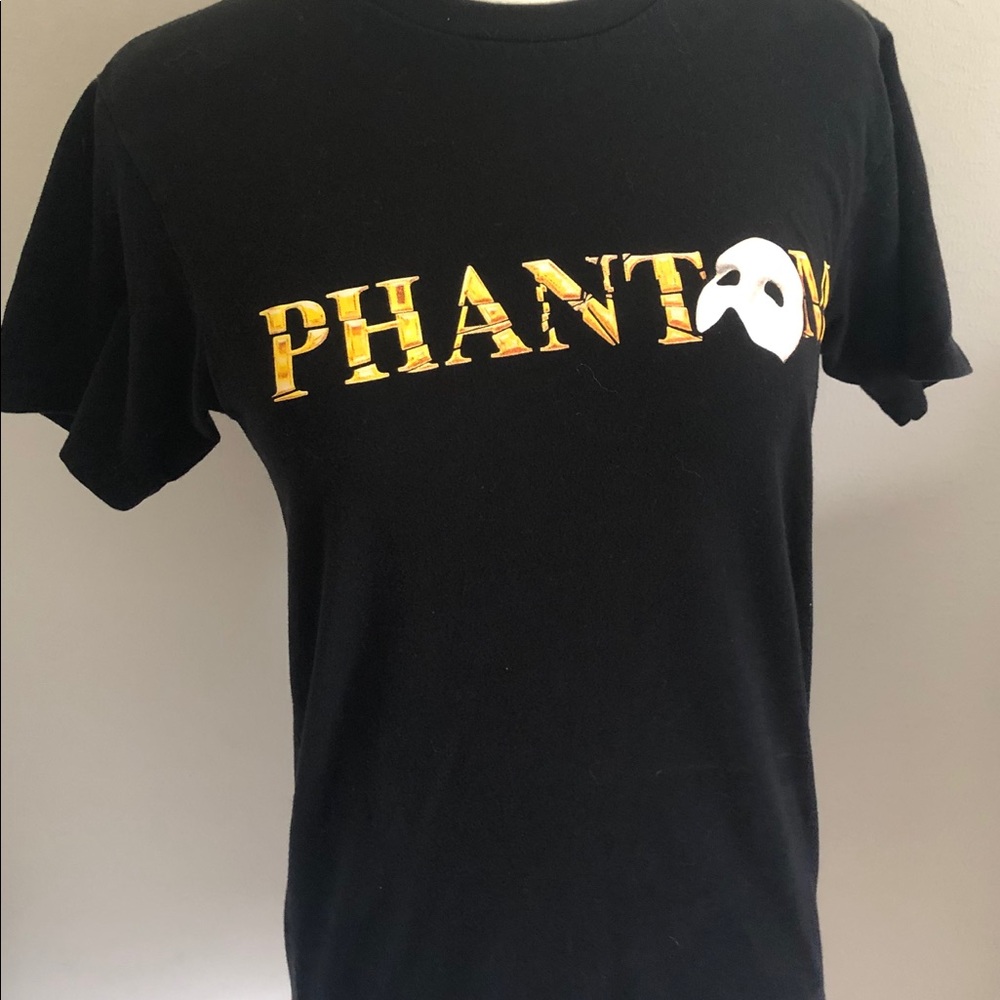 Phantom Short sleeve tee. Size S. Black
